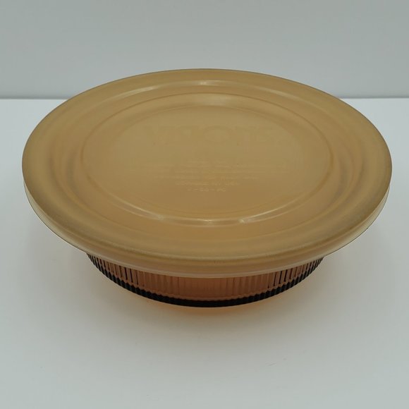 Corningware Vision Amber Ribbed Casserole Dish V-30-B 24 oz 750 ml - Picture 2 of 7